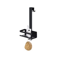 Polica za kupaonicu crna WENKO Bribano Uno 