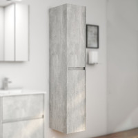 Ormar 35x166 cm 2V beton SENEX DRINA 