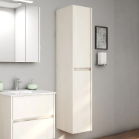 Ormar 35x166 cm 2V bež beton SENEX DRINA 