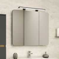 Ogledalo sa ormarićem i lampom grafit mat SENEX CAPRI 