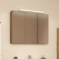 Ogledalo sa ormarićem 90 cm grafit/artisan SENEX C LINE 