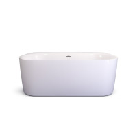 Kada akrilna METAURO Free Wall 180x80 cm s bijelom sjaj oblogom AQUAESTIL