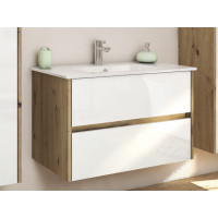 Baza 80 cm bijela/artisan SENEX DRINA (KG2432)
