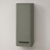 Ormarić viseći 35x90 cm lijevi smoke green crne ručkice CHARM AQUAESTIL 