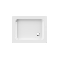 Kada tu&scaron; akrilna ODRA 100x80 cm sa oblogom kvadratna bijela AQUAESTIL 