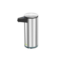 Dozator samostojeći za tečni sapun senzorski/beskontaktni 280 ml inox, baterijski, LED indikator mat ROCCO