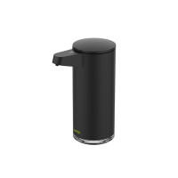 Dozator samostojeći za tečni sapun senzorski/beskontaktni 280 ml inox, baterijski, LED indikator crni ROCCO