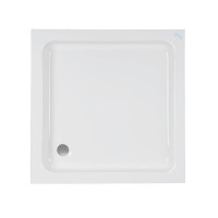 Kada tuš PVC 80x80 cm kvadratna bež UNA (8004)