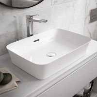 Umivaonik 55x38 cm bijeli IDEAL STANDARD IPALYSS sa preljevom(E139401)