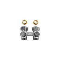 Ventil H dvocijevni EK 3/4" U.N. - 3/4" V.N. ravni 3000 HERZ