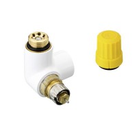 Ventil termostatski 1/2" RA-URX troosni lijevi bijeli DANFOSS (013G4051)